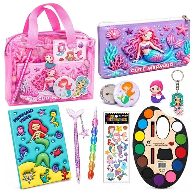 Mermaid Stationery Set Birthday Transparent