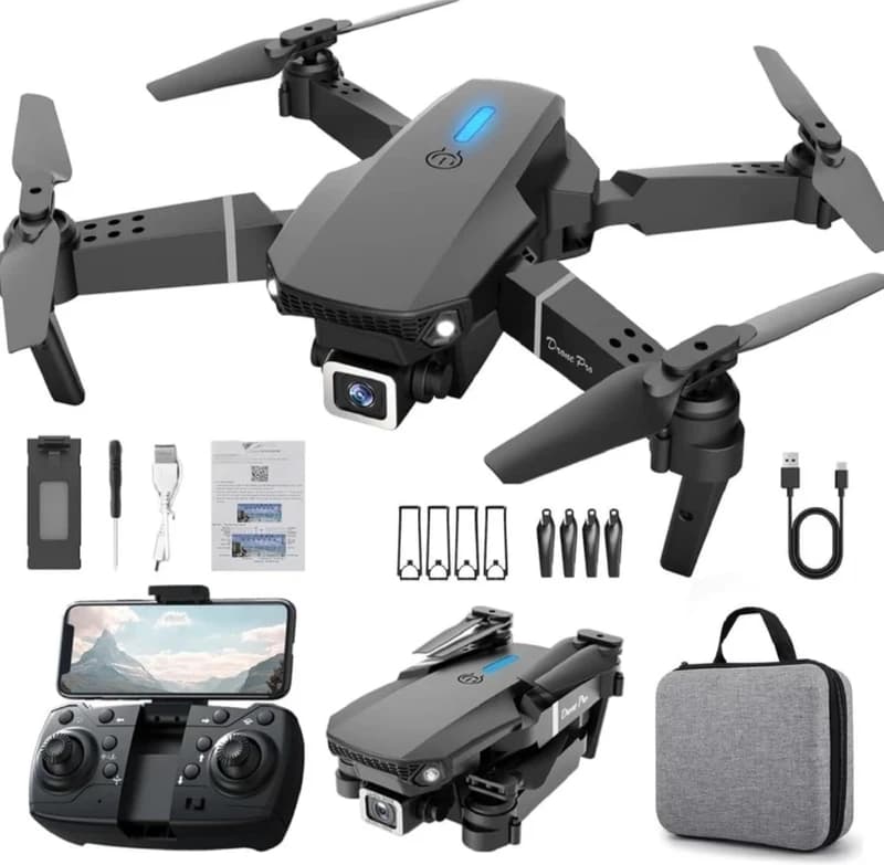 DRSL Foldable-RC-Quadcopter-Altitude-Hold-Headless-Mode-Hight-Hold-MultiColor Drone Drone Price in India